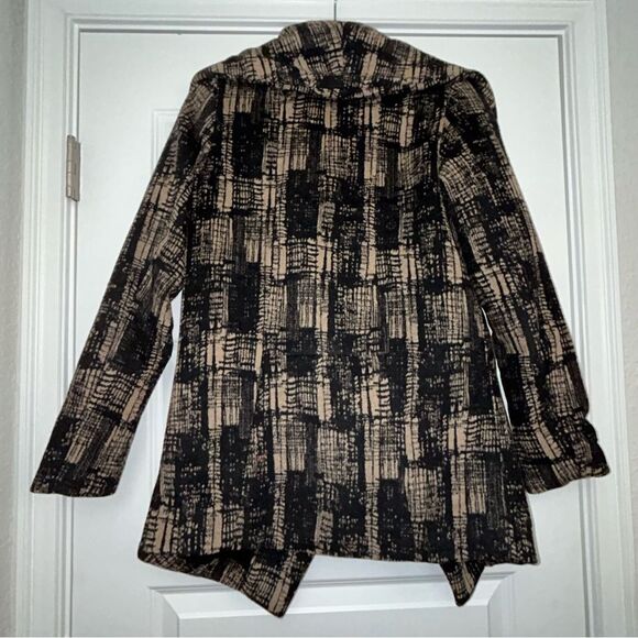 Funktational Long Sleeve Lagenlook Wool Blend Coat - Picture 8 of 10